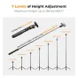 K&F Concept MS08 - Lightweight tripod and selfie stick, 157.8cm height, 3kg 