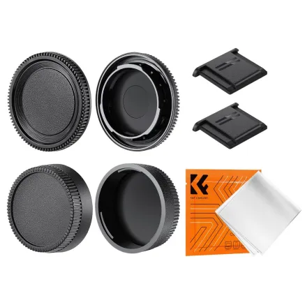 K&F Concept Nikon F-mount Cap Kit - 7-piece accessory kit for Nikon F-mount 