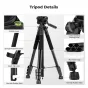 K&F Concept S254A3+BV0 Tripod - Lightweight, adjustable from 19 to 68 cm, supports 
