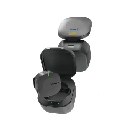 Kateluo Smove Transmitter - 4-channel wireless mic system, 150m range, noise 