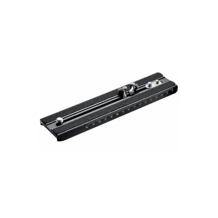 Manfrotto Long Pro Video Camera Plate - 140mm balance range, laser engraved 