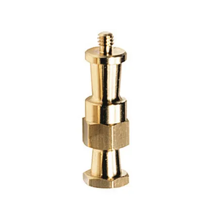 Manfrotto 036-14 Lighting Stud 1/4 - Compact brass adapter with 1/4-20 thread