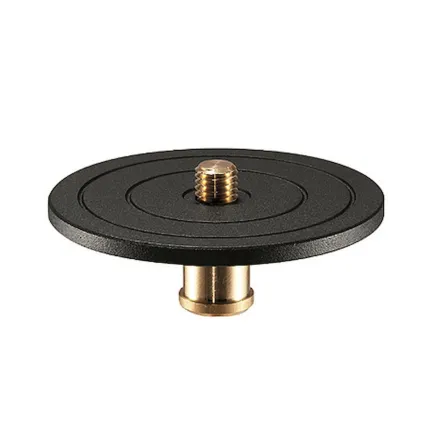 Manfrotto 358 Survey Top Plate - 500g aluminum/brass adapter with 5/8-11 thread