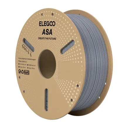 ELEGOO ASA Filament Gray - 1.75mm diameter, UV resistant, high impact strength
