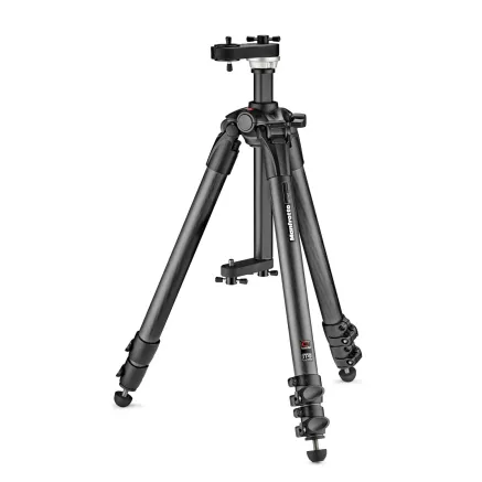 Manfrotto MTCFVR - 3-section carbon fiber tripod, 18 kg payload, 160 cm max 