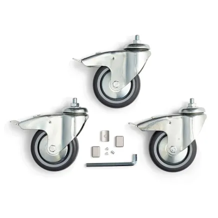 Manfrotto 104G Wheel Set 100mm with Brakes