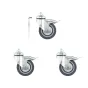 Manfrotto 104 Wheel Set 75mm with Brakes