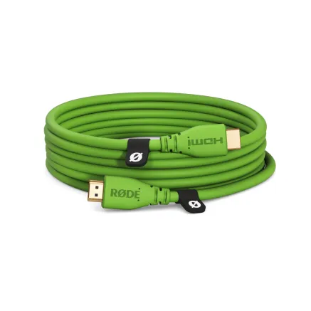 Rode HDMI Cable 3m - 4K60 resolution, 18Gbps speed, professional-grade
