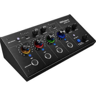 Roland BRIDGECAST - audio interface and mixer for streamers, 70 dB mic preamp