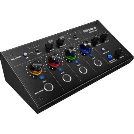 Roland BRIDGECAST - audio interface and mixer for streamers, 70 dB mic preamp