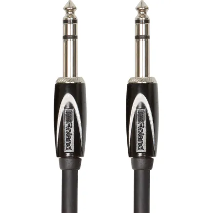 Roland RCC-3-TRTR - 1/4-inch TRS stereo cable, 3 ft, oxygen-free copper