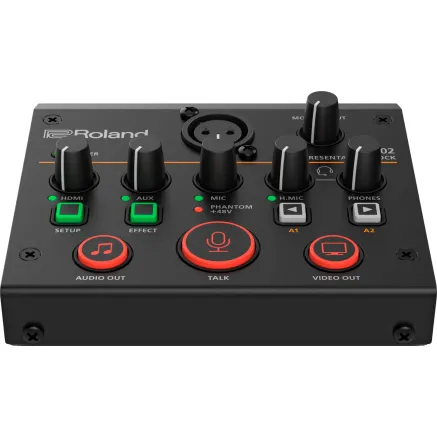 Roland UVC-02 - Compact video streaming dock with HDMI input and pro audio 
