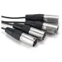 Saramonic SR-C2026 3.5mm TRRRS Male to 4x XLR Splitter