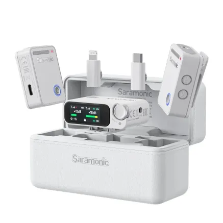 Saramonic Ultra White 2-Person Wireless Microphone System