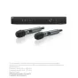 Sennheiser XSw 1-825 DUAL - UHF dual-channel wireless mic system, 10-hour battery 