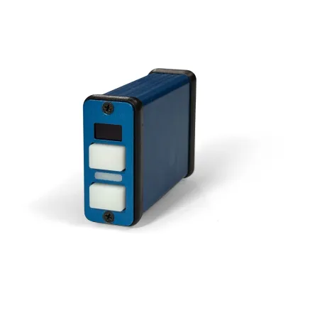 Skaarhoj Micro Fly - Compact control panel with OLED display and 4-way buttons