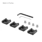 SmallRig Anti-Twist Cold Shoe Mount Support 5033 - 4 pcs, detachable pins, 