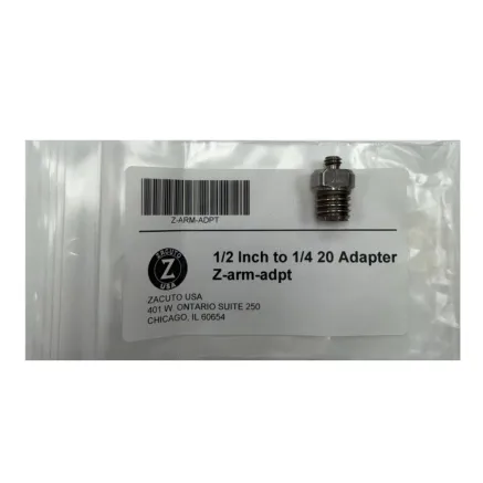 Zacuto 1/2 to 1/4 20 Adapter Z-ARM-ADPT