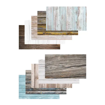 Caruba Backdrops Wood 10 Pack 5x2 Flat Lays