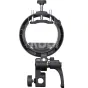Godox S3 Speedlite laikiklis Bowens mount - kompaktiškas blykstės laikiklis su reguliuojamu užsegimu, silikoniniu pagrindu ir statyvinės konstrukcijos montavimo tašku, idealiai tinka įvairioms apšvietimo sistemoms