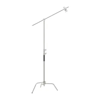 Neewer SC320 320 cm nerūdijančio plieno C-formos stovas su reguliuojamu išskleidžiamuoju rankeniu ir boom profesionaliam apšvietim