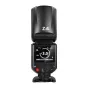 Neewer Z2PRO-S blykstė Sony kameroms su TTL ekranu, 105 zoom lygiu ir reguliuojamu blykstės galingumu valdymo panele.