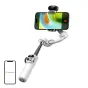AOCHUAN X2 stabilizatorius su AI sensoriumi, montuojamas ant išmaniojo telefono, rodantis 3 ašių stabilizaciją ir išsikišamą rankenėlę lygiai filmavimui ir dinaminiams kadrams