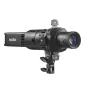 GODOX RS100R RGB LED vaizdo šviesa su SP36K 36 laipsnio šviesos lęšiu, montuojama ant AD E2 laikiklio profesionaliam vaizdo apšvietim