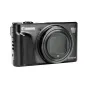 Canon PowerShot SX740HS kompaktiško fotoaparato nugarė su objektyvu JJC F SX Ultra Low Reflection UV filtrui