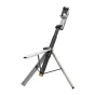 AOCHUAN M3 Pro baltas stabilizatorius su RGB apšvietimu ir trikojo stovas, skirtas stabiliai filmuoti vaizdus iš mobiliojo telefono