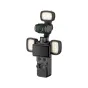JJC LED OP4K3 trijų dalių LED šviesos komplektas su magnetiniais tvirtinimais DJI Osmo Pocket 4, su reguliuojamu ryškumu ir USB-C įkrovimo prievadais.