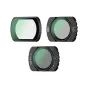 JJC F PK3 filtro rinkinys DJI Osmo Pocket 4/3 kamerai su CPL, ND2-32 reguliuojamu ir juodu difuzijos 1/4 filtrais magnetinėse rėmose