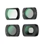 JJC F PK4WA filtro rinkinys DJI Osmo Pocket 4/3 kamerai su CPL, ND2-32 reguliuojamu tankio, juodo miglos filtru ir 0.72x pločio kampo lęšiu - magnetinis tvirtinimas, optinis stiklas, ultragrezni aliuminio rėmelis