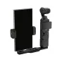 JJC HG UN1 telefonų laikiklis ir šaltinio šuo extensija DJI Osmo Pocket, su telefonu laikikliu ir veiksmo kamera laikiklio galimybėmis dvigubai įrenginiams montuoti