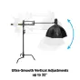 Westcott Easy Boom 28 colio išsikišamasis šakalas su softbox studijiniam apšvietim, sklandus vertikalus reguliavimas iki 81 cm, 360 laipsnių sukimosi galimybė preciziškam šviesos pozicionavimui