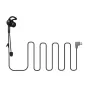 EJEAS HIFI-R7 įausinės ausinės su Type-C sąsaja, 130 cm spiraliniu kabeliu ir 15 cm mikrofono kabeliu, užtikrinančios patikimą teisėjų komunikaciją.