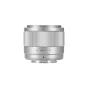 Viltrox AF 56mm f/1.7 Fuji X sidabrinis objektyvas su tyliu STM autofokusu, idealus portretams ir peizažams