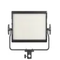 Dviejų spalvų Godox LP400Bi K2 LED šviesos panelė su difuzine danga, priekinis vaizdas ant statyvinio laikiklio, idealus studijoms ir vaizdo apšvietimui