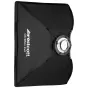 Westcott ClickBox 2x3 šviesos difuzorius su Bowens S prijungimu profesionaliam portreto ir vaizdo apšvietim, su atspindinčiu sidabriniu vidiniu paviršiumi ir greito atlaisvinimo rėmu