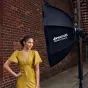 Westcott ClickBox Octa 42 minkštas šviesos dėžė su Bowens S montuojamu įrenginiu profesionaliam fotografavimui ir vaizdo apšvietimui, greitam montavimui ir atspindinčiu sidabriniu vidiniu paviršiumi, siekiant didesnio kontrastin