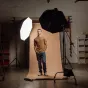 Westcott ClickBox Octa 42 su Bowens prijungimu, reflektuojančia sidabrine vidine dalimi, skirta profesionaliai portretų ir produktų fotografijai