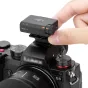 JJC HC DMN šaltosios šuolio adapteris DJI Mic Mini kamerai su saugiu užrakto mechanizmu, montuojamas ant Sony kameros