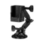 JJC SCM OP3 siurbtuko tvirtinimas su lankstiais išplėtimo rankomis ir šaltosios pėdos montavimo vieta DJI Pocket 3 kamerai, su stipriais silikono padėklais ir greitu užraktu stabiliai tvirtinant ant lygių paviršių