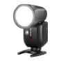 Neewer Z2-S TTL greitasis šviesosvaidis Sony kameroms su apvaliu sklaidinamu galvute, pasukamu ir pakreipiamu mechanizmu, LED modelio šviesa ir mini stovelis