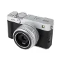 JJC LH JXF23M2 sidabrinis objektyvo skydas Fujifilm X serijos kamerai, saugantis nuo nepageidaujamo šviesos ir atspindžių