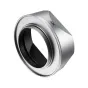 JJC LH JXF23M2 sidabrinis objektyvo gaubtas Fujifilm XF 23mm ir 27mm objektyvams su magnetiniu tvirtinimu ir antiatspindžio danga