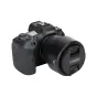 JJC LH ES73B objektyvo gaubtas, suderinama su Canon RF 45mm F1.2 STM, su matinė antišviesine danga profesionaliam fotografavimui.
