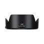 JJC LH-ES73BT objektyvo dangtelis Canon RF 45mm f/1.2 STM objektyvui – priekis, matine ir šiek tiek išlenktas kraštai