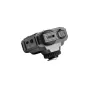 Viltrox Flash Spark Z3 C pilko metalinio dizaino kompaktiškas bevielis blykstės įrenginys su Cyber Mech dizainu, šono vaizdas rodantis valdymo ratą ir USB-C įkrovimo prievadą