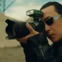 Viltrox Flash Spark Z3 C pilna dydžio šviesos blizgesys ant Canon EOS R5 kameros, skirtas profesionaliam lauko fotografavimui